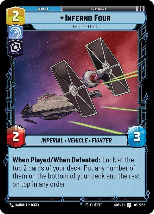 Inferno Four - Unforgetting (Non-Foil) SWU