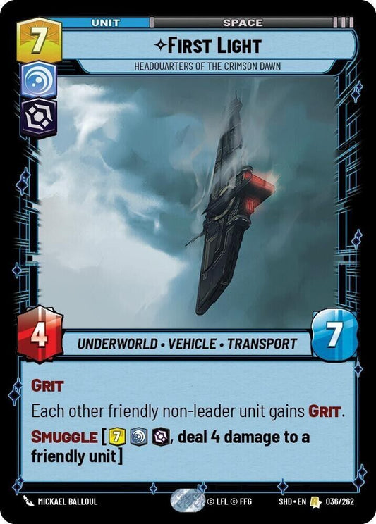 First Light - Headquarters of the Crimson Dawn (Non-Foil) SWU