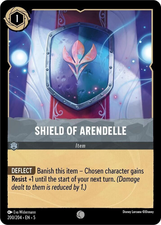 Shield of Arendelle Cold Foil Disney Lorcana 200/204 Shimmering Skies