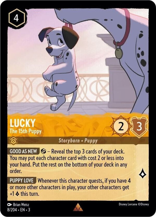 Lucky The 15th Puppy Non-Foil Disney Lorcana