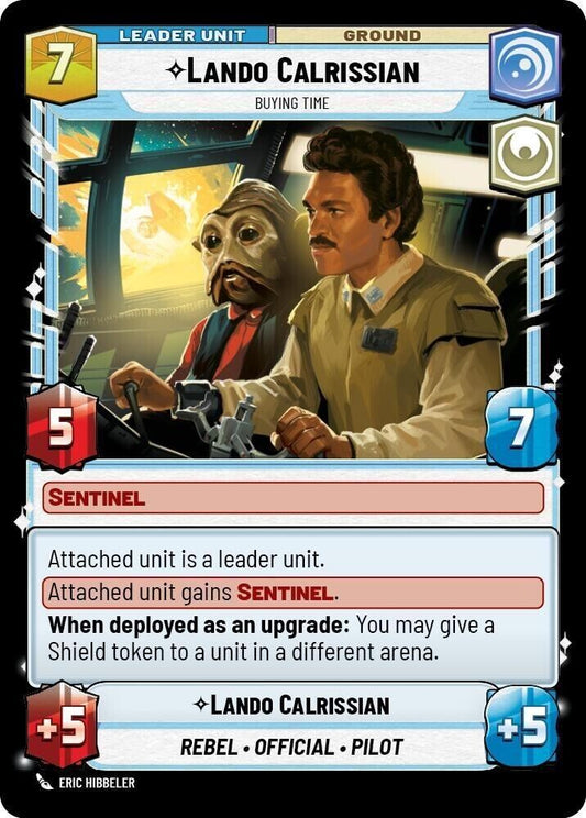 Lando Calrissian - Buying Time (Non-Foil) JTL SWU