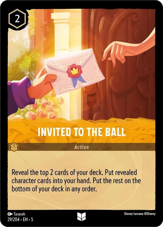 Invited to the Ball Cold Foil Disney Lorcana 29/204