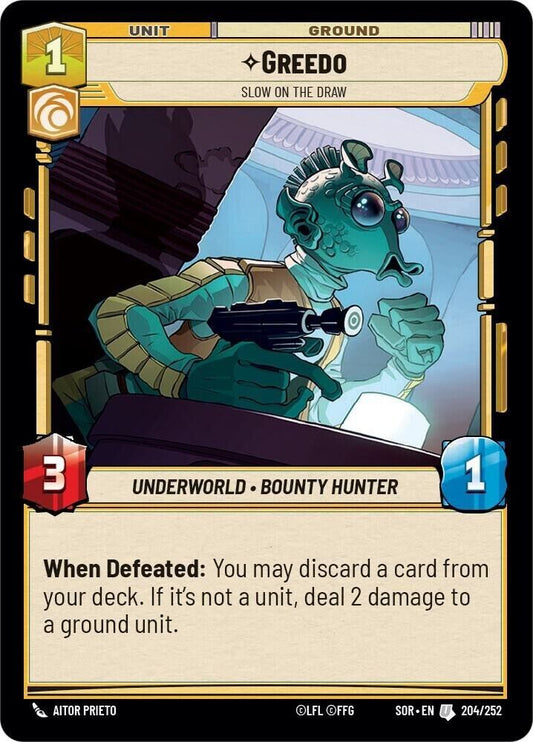 Greedo - Slow on the Draw (Non-Foil) SWU
