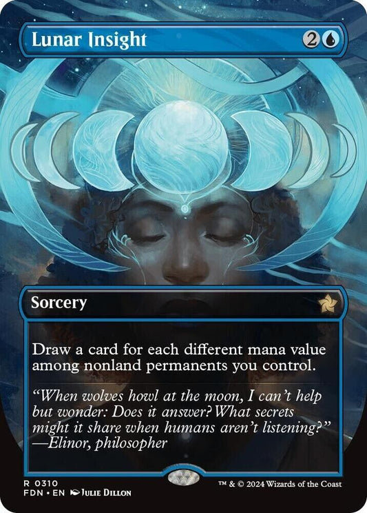Lunar Insight (Borderless) (Non-Foil) MTG