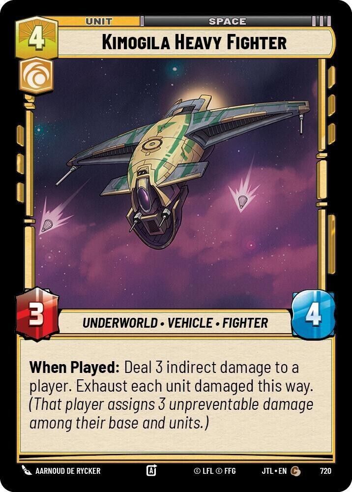 Kimogila Heavy Fighter (Foil) JTL SWU