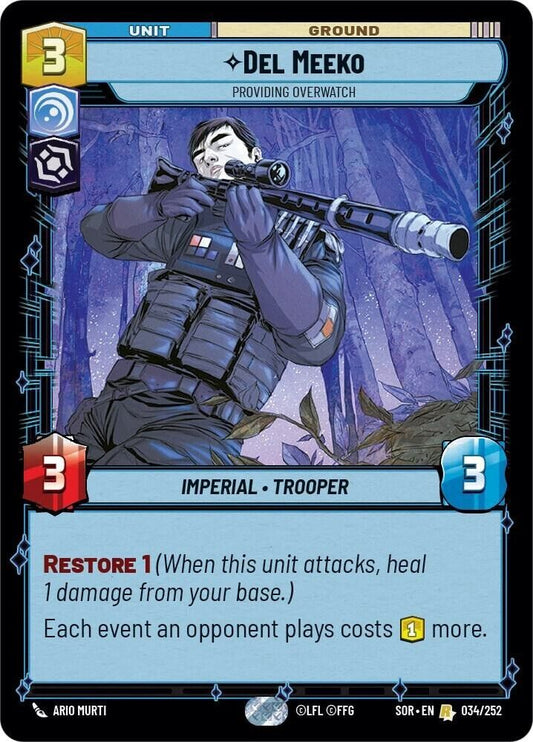 Del Meeko - Providing Overwatch (Non-Foil) SWU
