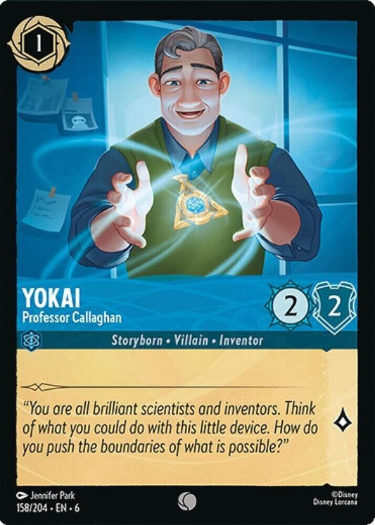 Yokai Professor Callaghan Cold Foil Disney Lorcana 158/204