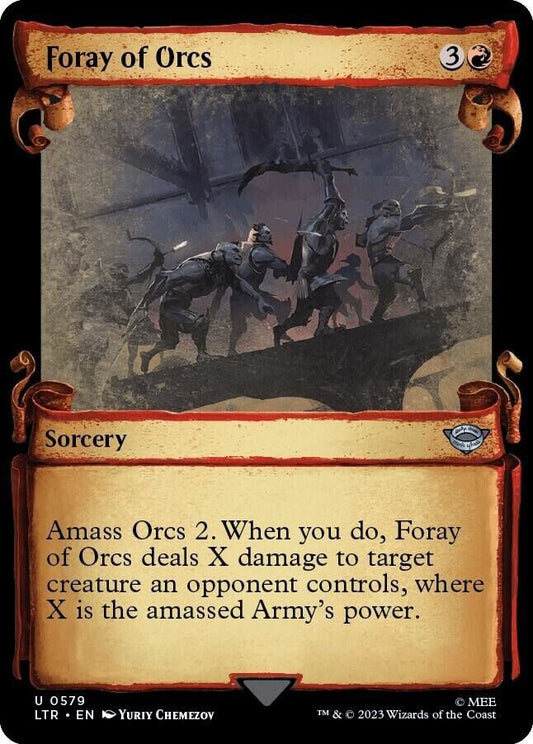 Foray of Orcs (Showcase Scrolls) (Non-Foil) MTG