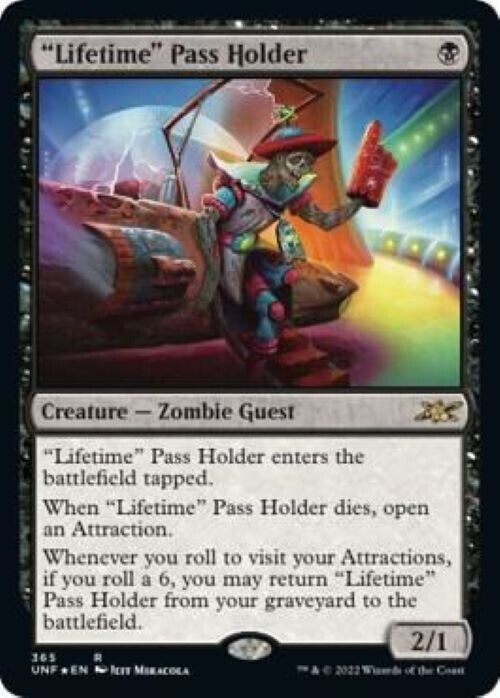 "Lifetime" Pass Holder (Galaxy Foil) MTG