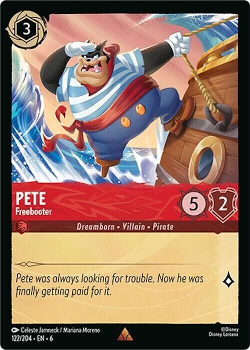 Pete Freebooter Non-Foil Disney Lorcana 122/204