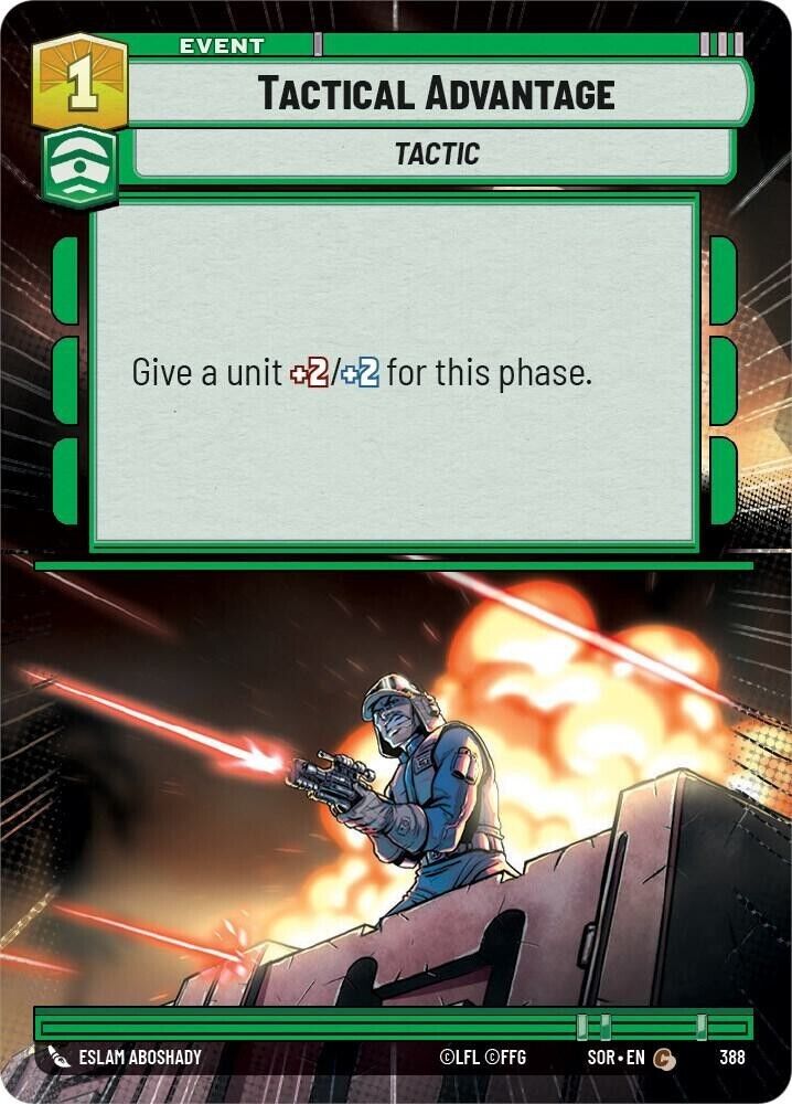 Tactical Advantage (Hyperspace) (Foil) SOR SWU
