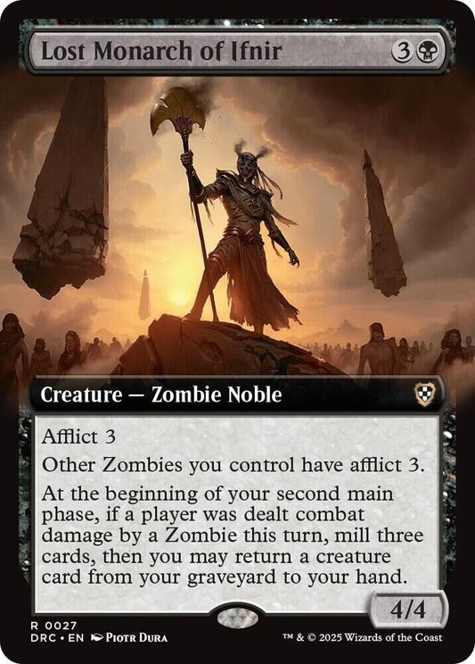 Lost Monarch of Ifnir (Extended Art) (Non-Foil) Aetherdrift MTG