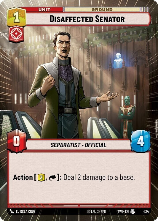 Disaffected Senator (Hyperspace) (Non-Foil) SWU