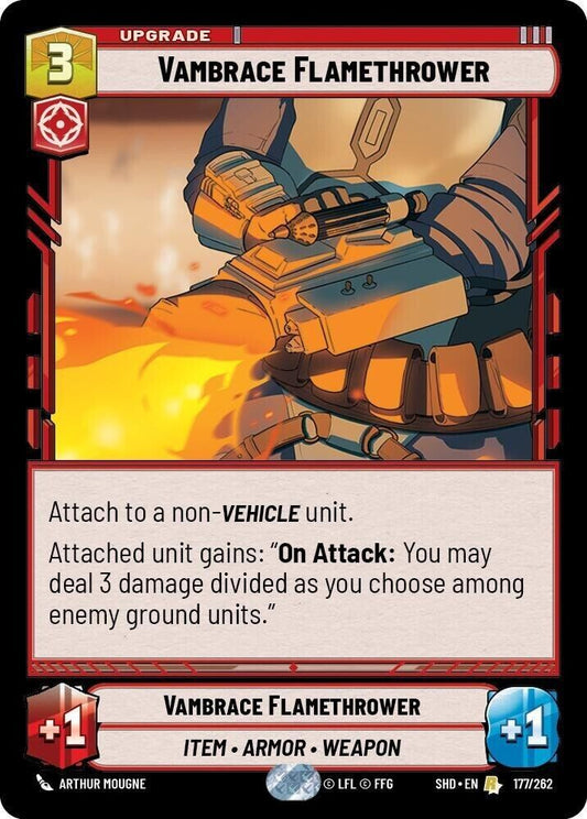 Vambrace Flamethrower (Non-Foil) SWU