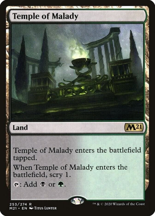 Temple of Malady (Non-Foil) MTG