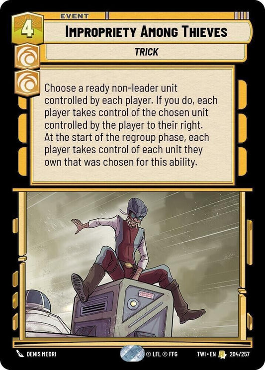 Impropriety Among Thieves (Non-Foil) SWU