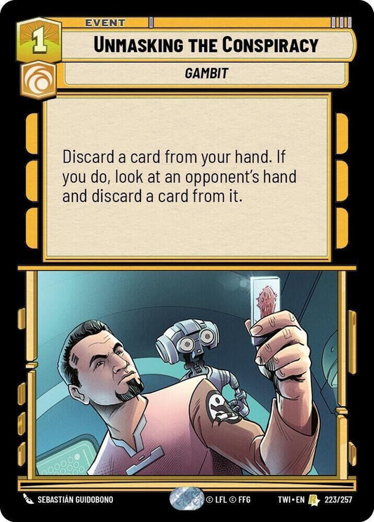 Unmasking the Conspiracy (Non-Foil) SWU