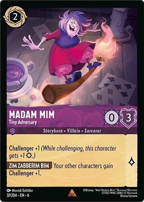 Madam Mim Tiny Adversary Non-Foil Disney Lorcana 37/204