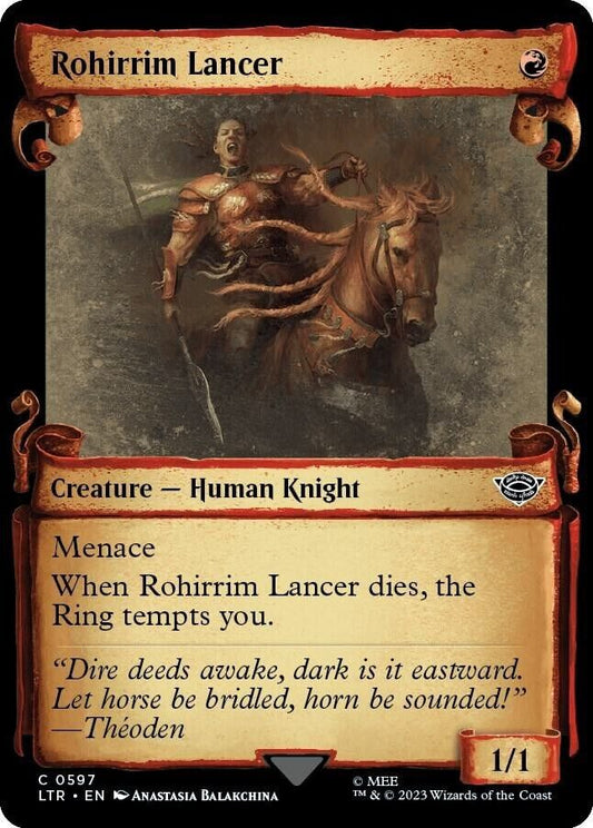 Rohirrim Lancer (Showcase Scrolls) (Non-Foil) MTG