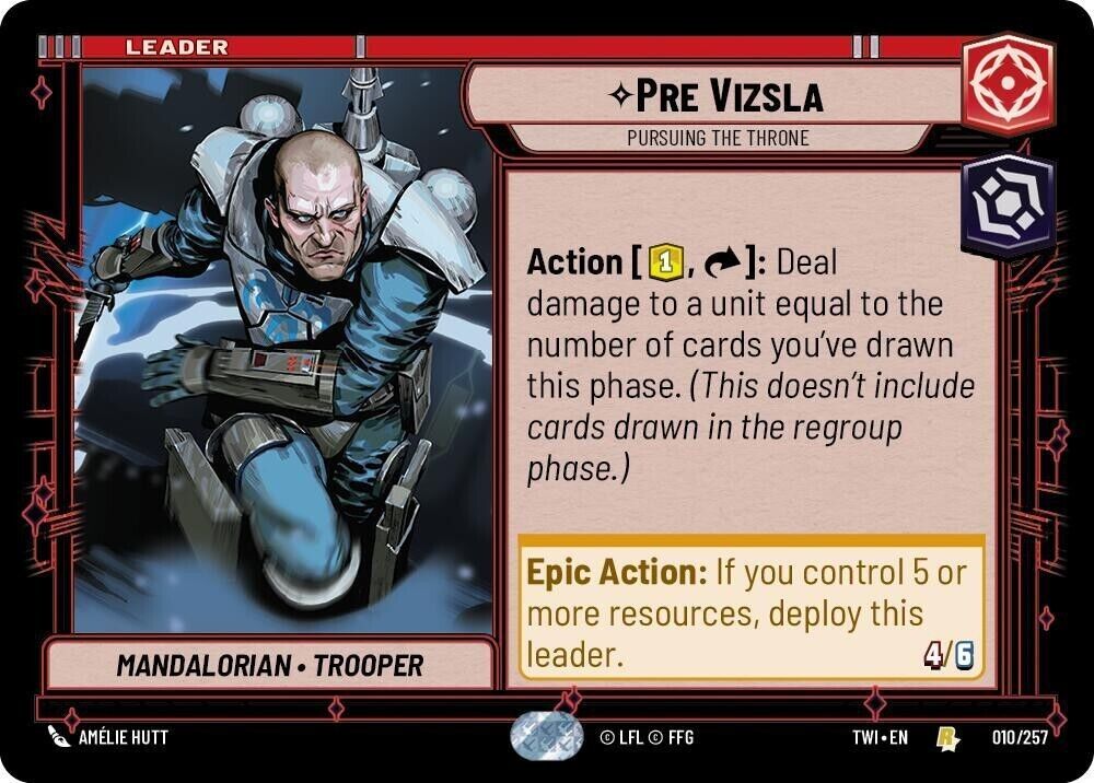 Pre Vizsla - Pursuing the Throne (Non-Foil) SWU