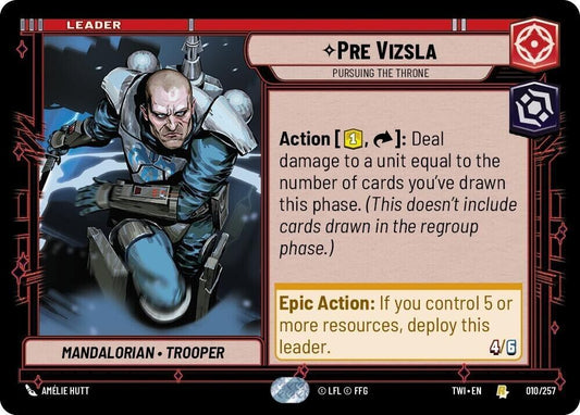 Pre Vizsla - Pursuing the Throne (Non-Foil) SWU