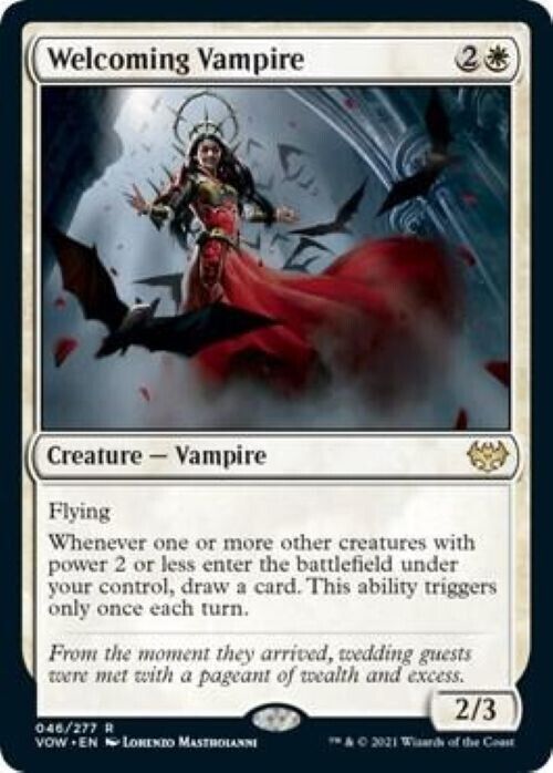 Welcoming Vampire (Foil) MTG