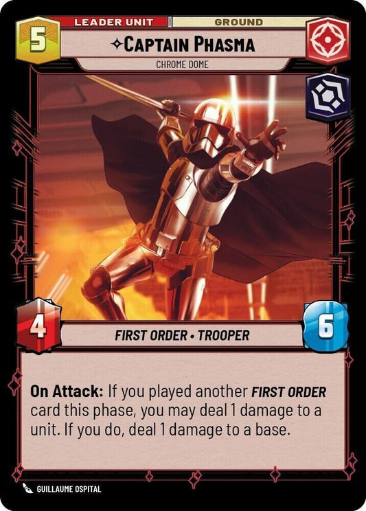 Captain Phasma - Chrome Dome (Non-Foil) JTL SWU