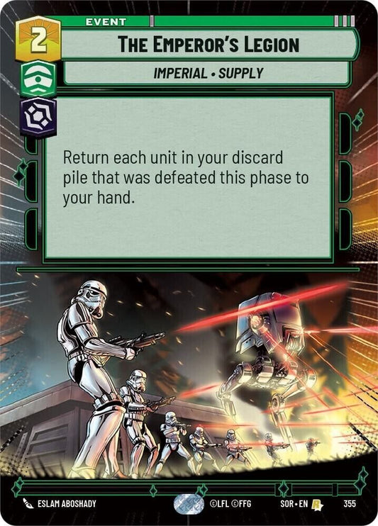 The Emperor's Legion (Hyperspace) (Non-Foil) SWU