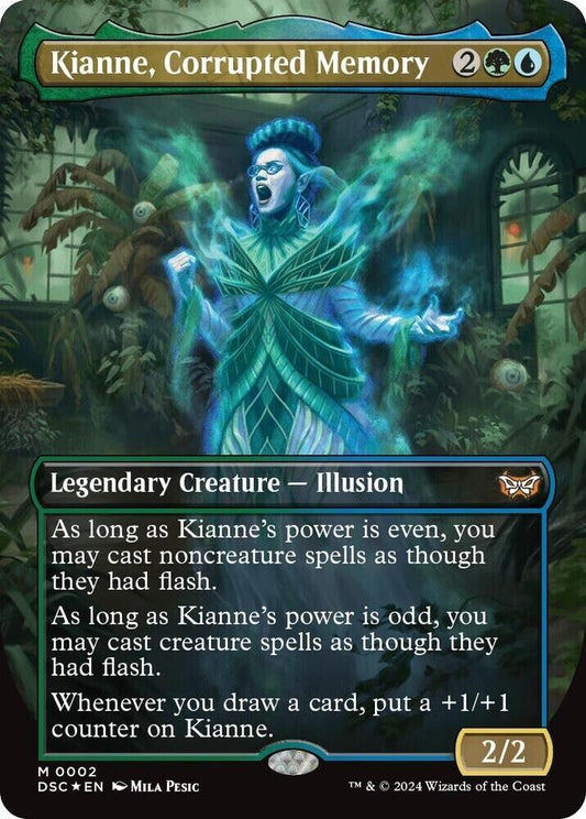 Kianne, Corrupted Memory (Borderless) (Foil) MTG