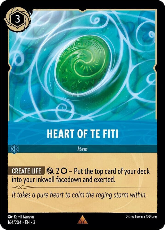 Heart of Te Fiti Non-Foil Disney Lorcana