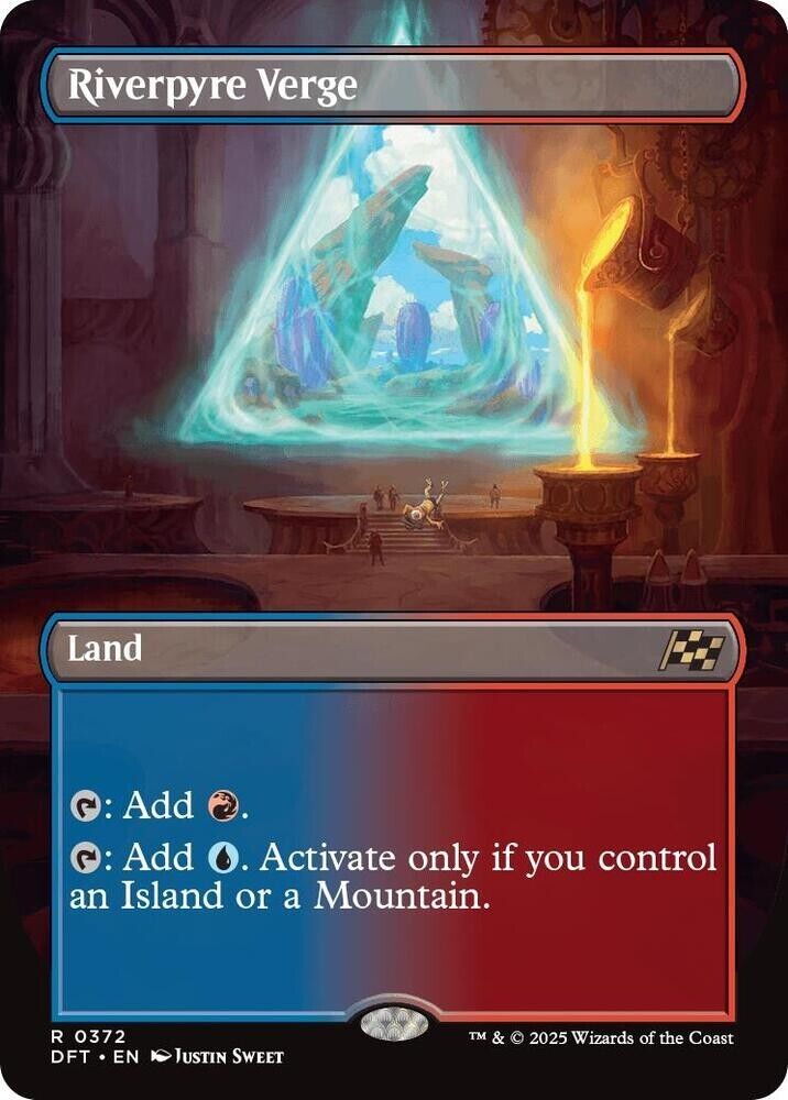Riverpyre Verge (Borderless) (Non-Foil) Aetherdrift MTG