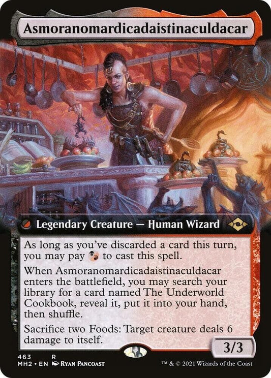 Asmoranomardicadaistinaculdacar (Extended Art) (Non-Foil) MTG