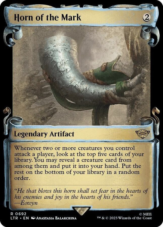 Horn of the Mark (Showcase Scrolls) (Non-Foil) MTG