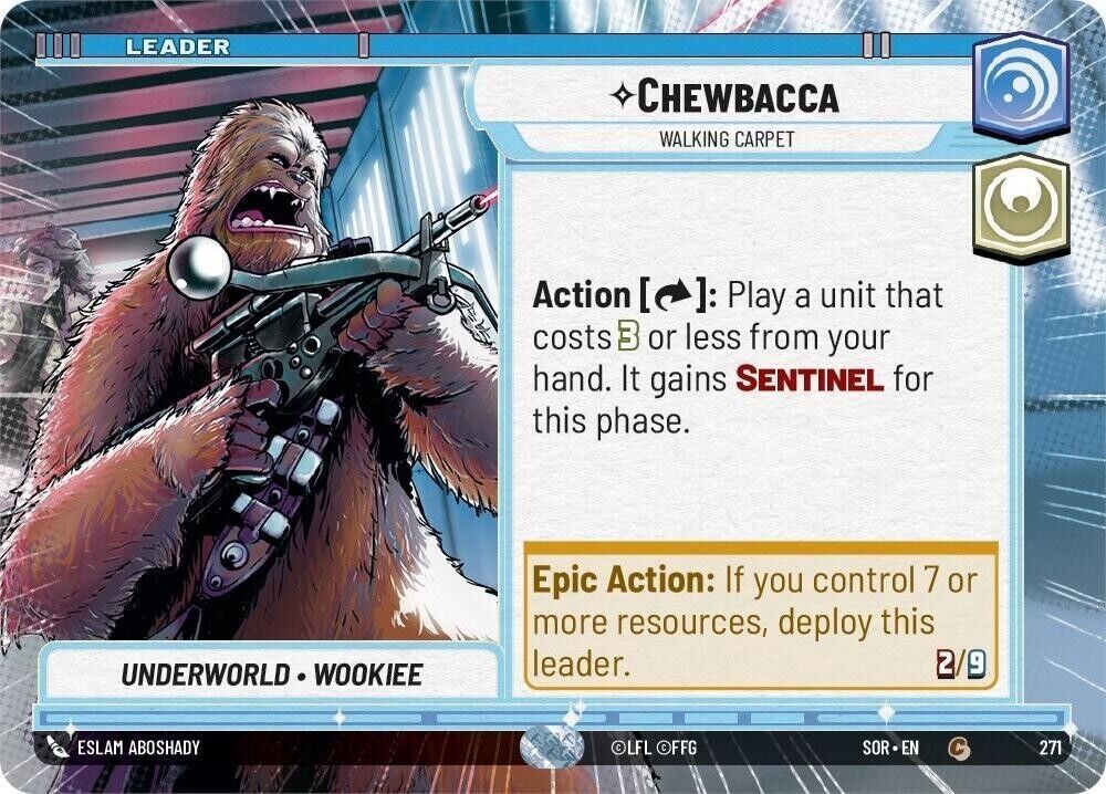 Chewbacca - Walking Carpet (Hyperspace) (Non-Foil) SOR SWU