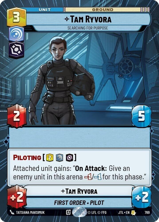 Tam Ryvora - Searching For Purpose (Hyperspace Foil) JTL SWU