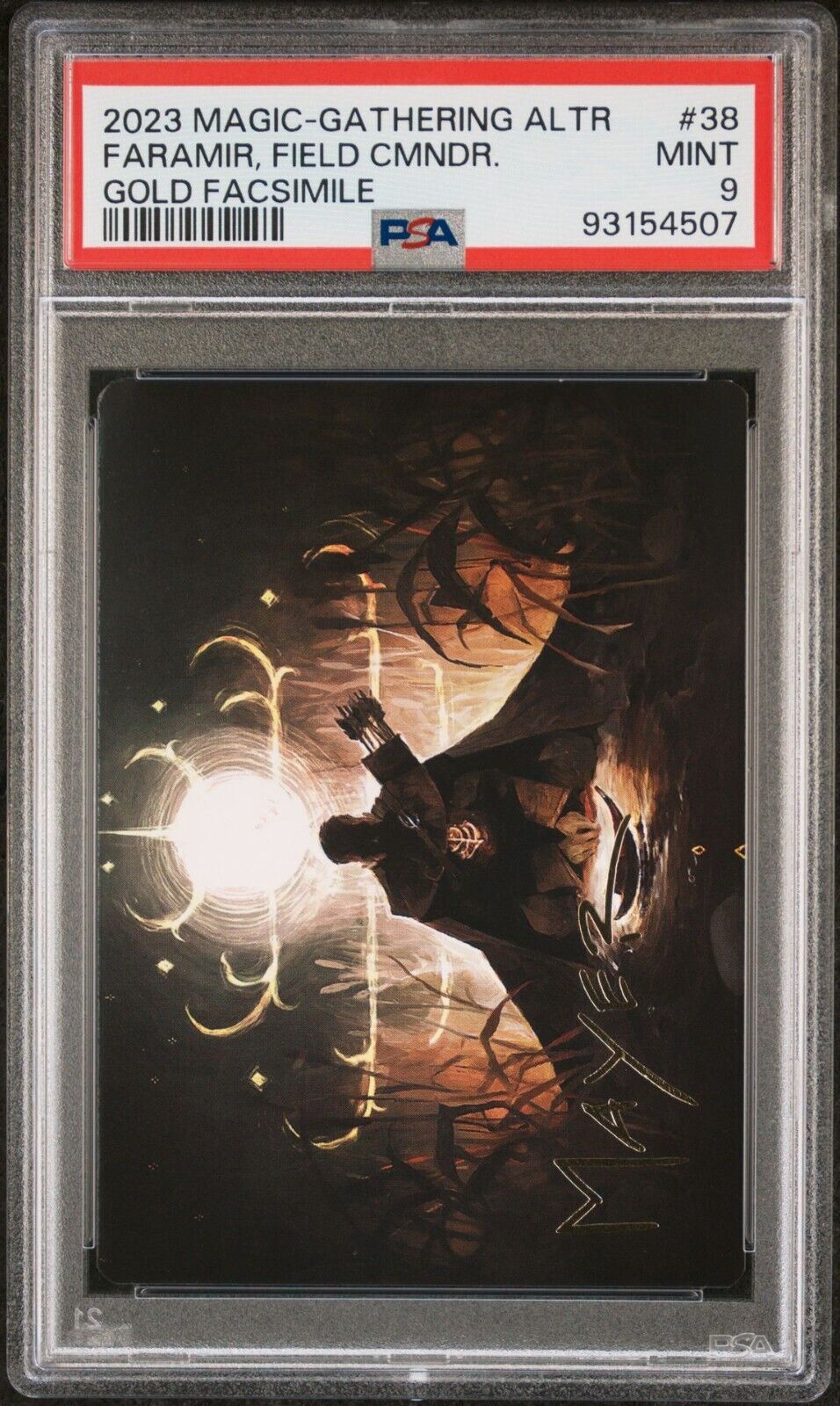 FARAMIR, FIELD COMMANDER (GOLD-STAMPED) *PSA 9*