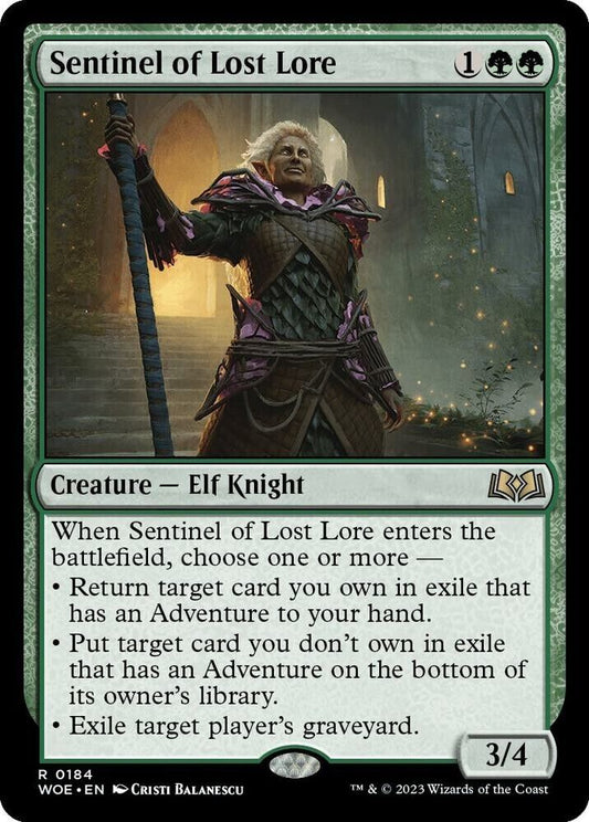Sentinel of Lost Lore (Non-Foil) MTG