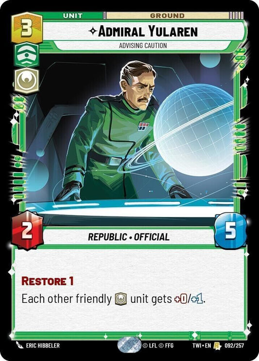 Admiral Yularen - Advising Caution (Non-Foil) SWU