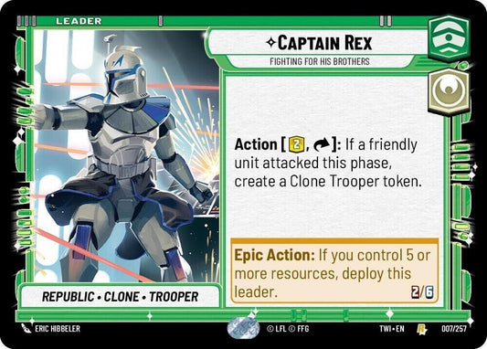 Captain Rex - Fighting For His Brothers (Non-Foil) SWU