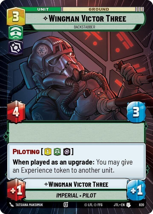 Wingman Victor Three - Backstabber (Hyperspace Foil) JTL SWU