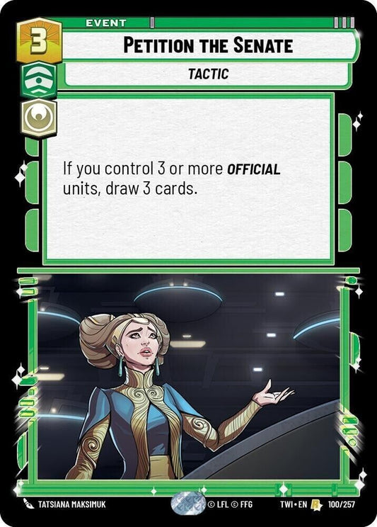 Petition the Senate (Non-Foil) SWU