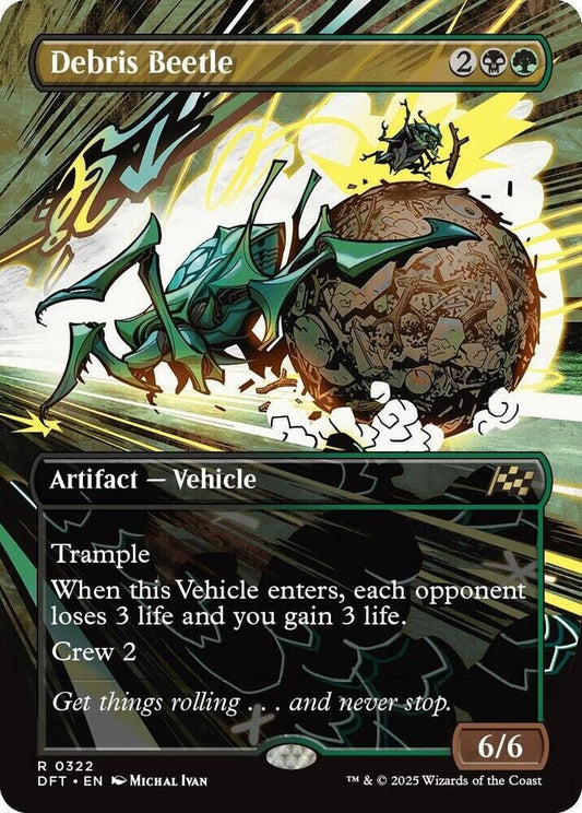 Debris Beetle (Borderless) (Non-Foil) Aetherdrift MTG