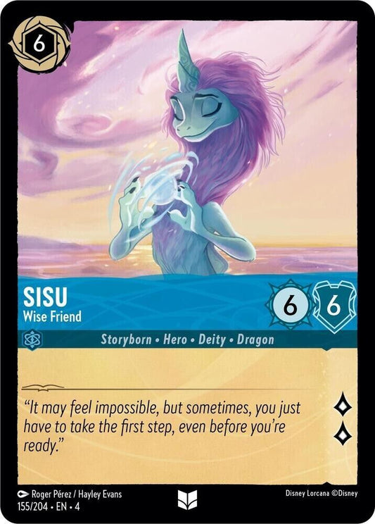 Sisu Wise Friend Cold Foil Disney Lorcana 155/204 Ursula's Return