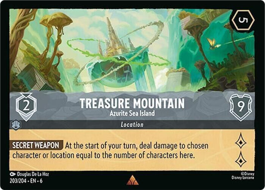 Treasure Mountain Azurite Sea Island Non-Foil Disney Lorcana