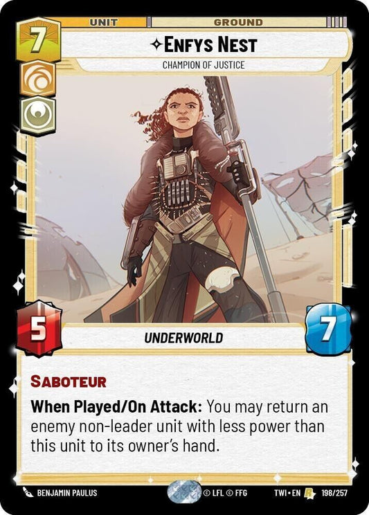 Enfys Nest - Champion of Justice (Foil) SWU