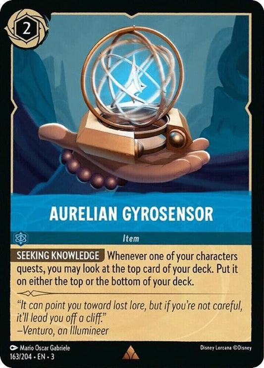 Aurelian Gyrosensor Non-Foil Disney Lorcana 163/204