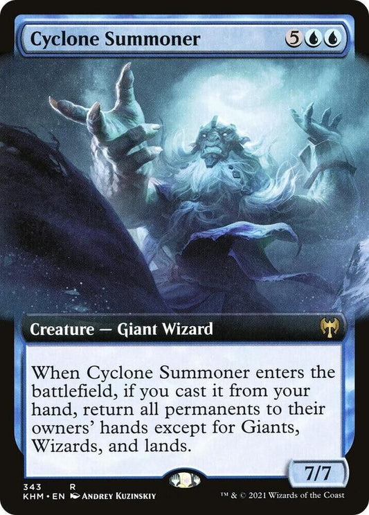 Cyclone Summoner (Extended Art) (Non-Foil) MTG