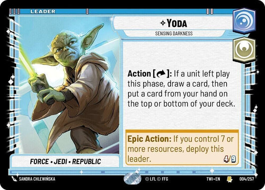 Yoda - Sensing Darkness (Non-Foil) SWU