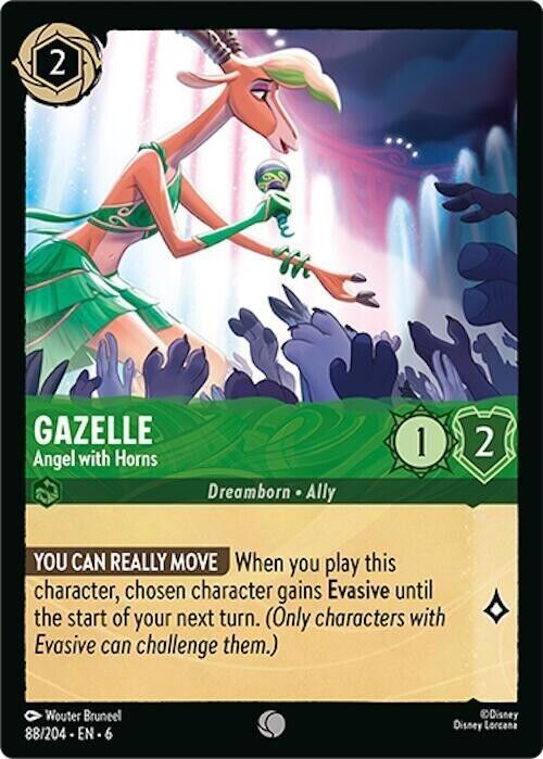 Gazelle Angel with Horns Cold Foil Disney Lorcana 88/204