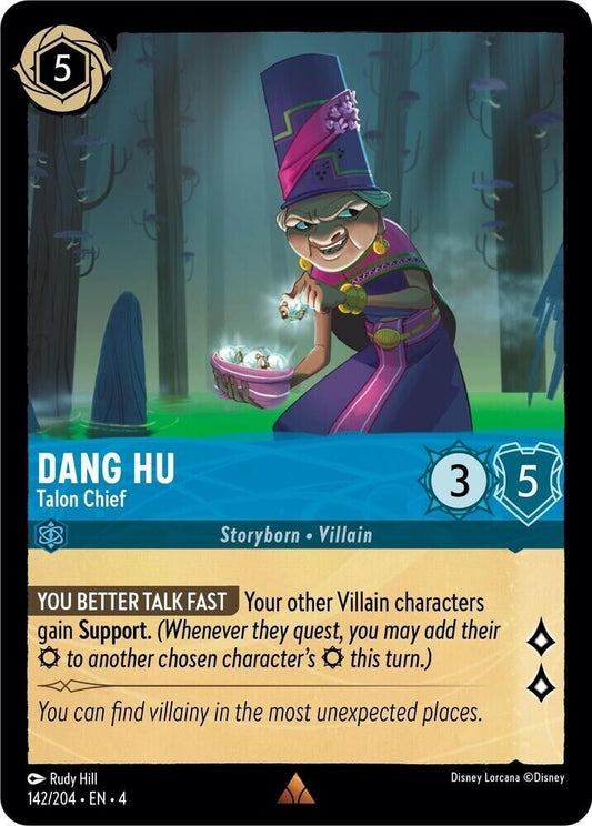 Dang Hu Talon Chief Non-Foil Disney Lorcana 142/204
